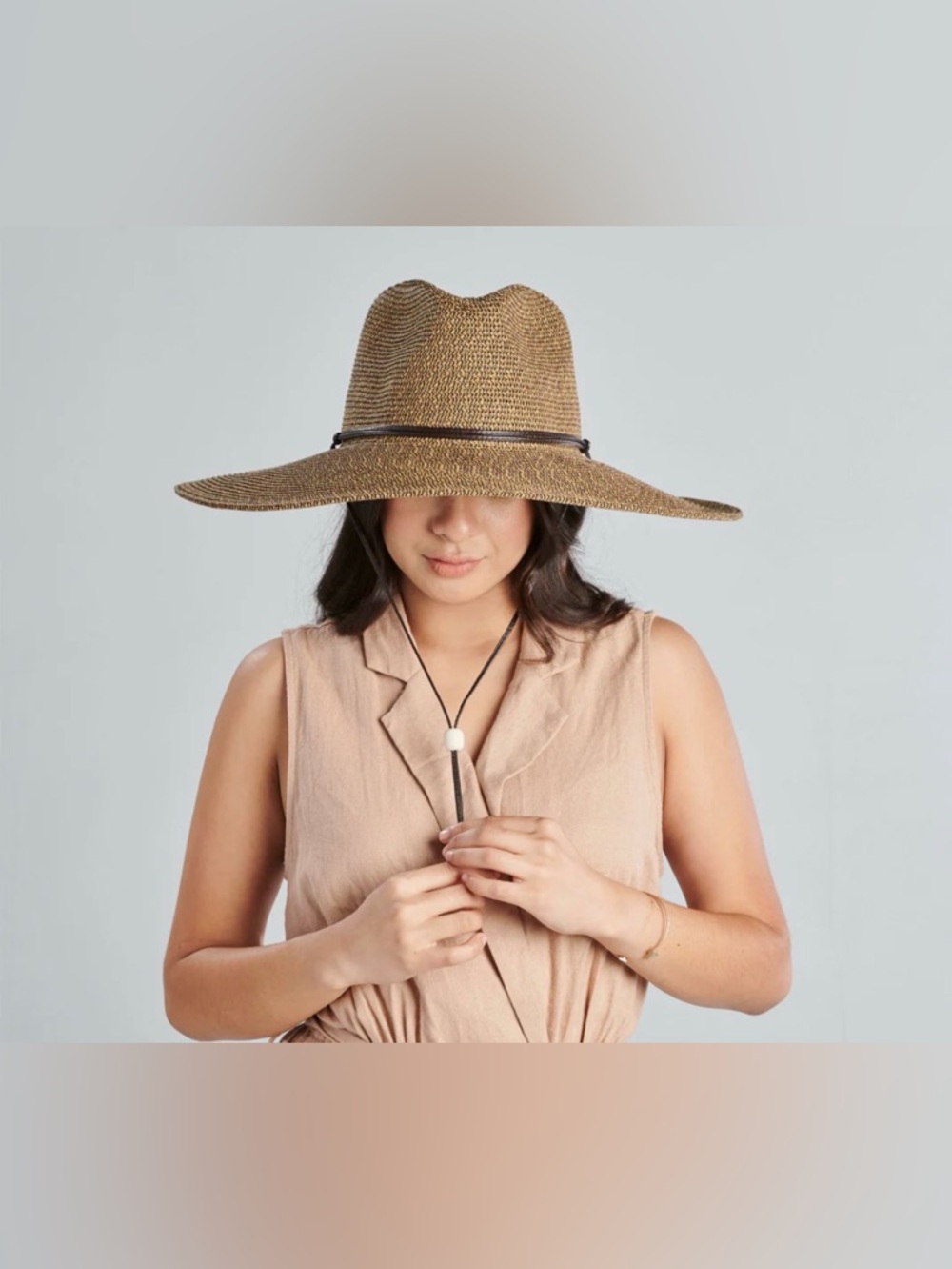 NWT San Diego Hat Company El Campo 5" Brim Sun Hat - Unisex Medium - Picture 8 of 9